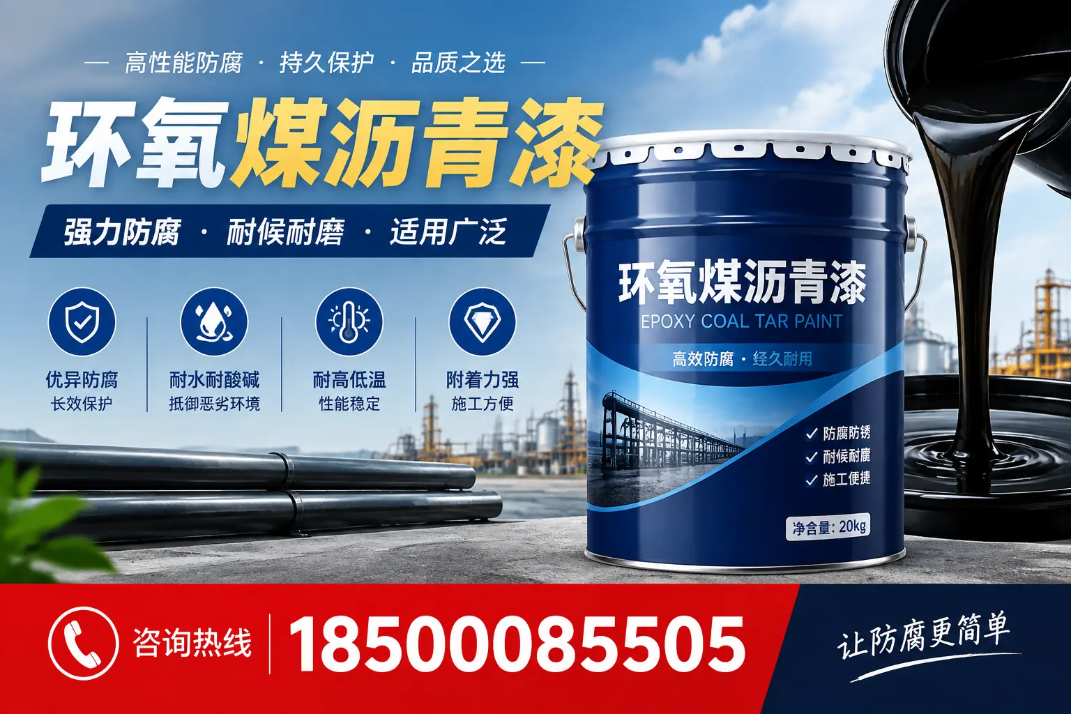 环氧煤沥青漆在不同气候条件下的表现分析，哈密适用性